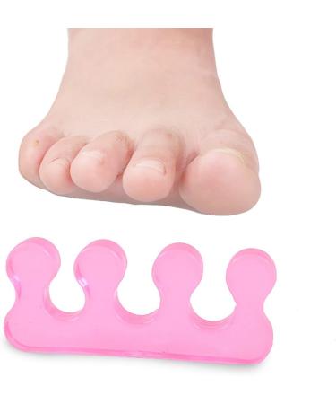 4Pcs Toe Separators for Nail Polish Silicone Toe Spacers Gel Toe Stretchers Divider Spacers Repeatable Washable Toenail Dividers for Women and Men - Buy Online on GoSupps.com