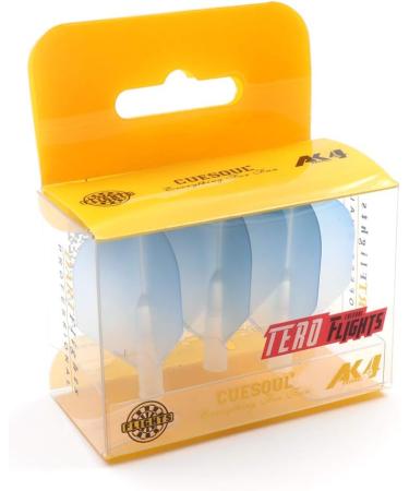 CUESOUL TERO AK4 Blue Dart Flight - Standard Shape for Steel Tip and Soft Tip Darts - Buy Online on GoSupps.com