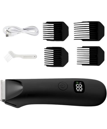 Tondeuse Poils Du Corps | Rasoir lectrique Faible Bruit Tondeuse Poils Pubiens Pour Hommes pour Parties Intimes Pubis Dos Aisselles Poitrine Bras Noir - Buy Online on GoSupps.com