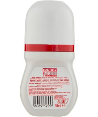  Italian Gourmet E.R. Borotalco Uomo Asciutto Men Amber Roll-On Deodorant 50ml + Pulpa Italian Gourmet 400g Pack of 6 - Buy Online on GoSupps.com