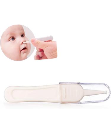 Healifty Kids Nose Tweezers Cleaning Nipper Plier - 2PCS Children Care Cleaner for Babies' Nose, Belly Button, Ears - White Clean Tool - Buy Online on GoSupps.com
