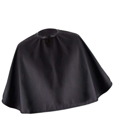 Solustrious Waterproof Hair Cutting Clasp Apron - Black Salon Edge for Hairdressers & Barbers | Perfect for Hair Coloring & Styling - Buy Online on GoSupps.com