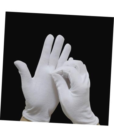 Healeved 12 Pairs Moisturizing Gloves Work Gloves Working Gloves Moisturizing Overnight Gloves White Cotton - Buy Online on GoSupps.com