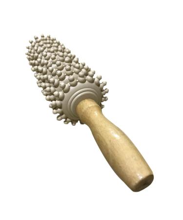 Lurrose Chinese balls 1stk massage tab muscle massage roller manual massage roller acupressure roller body roller to the portable muscle roller wood roller fitness multifunction pp