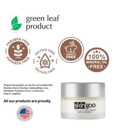 Anti-Aging Stem Cell Eye Cream | Revitalizing Moisturizer with Vitamin E & Rosehip Oil | Treat Dark Circles Puffiness Fine Lines & Wrinkles - Youthful Skin Solution - Buy Online on GoSupps.com