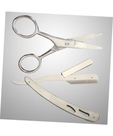 Fomiyes 4-Piece Stainless Steel Mustache & Beard Trimmer Set | Classic Ice Eisend Razor for Precision Shaving - Buy Online on GoSupps.com