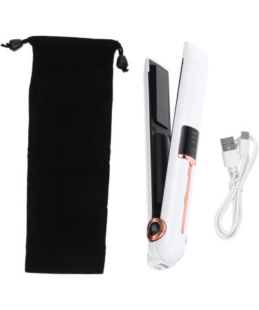 FOMIYES Mini Hair Straightener Curling Iron Professional Styling Tools Straightener Curler Wireless Hair Curler Major White - Buy Online on GoSupps.com