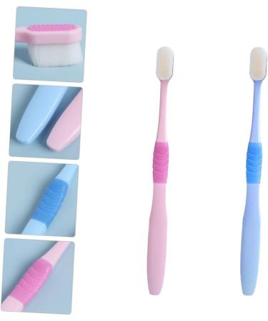 Minkissy Soft Toothbrush Set for Adults | Travel Toothbrush with Clasp Rings | Gum Care & Oral Hygiene for Pregnant Women - Buy Online on GoSupps.com