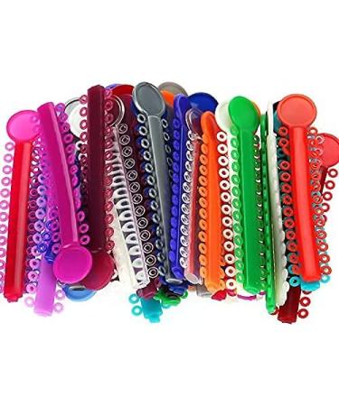 QUUPY 1040pcs Multicolor Orthodontic Ligature Ties & O-Rings for Braces | Elastic Bands for Ultimate Comfort - Buy Online on GoSupps.com