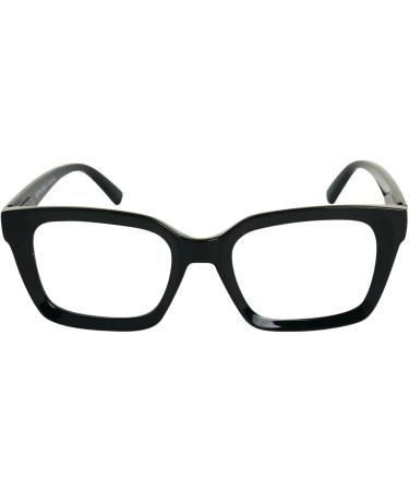 Vintage Mini Clawy Anti-Blue Light Glasses - Thick Square Frame Free Case 1.0 Dioptria Plastic Frames - Stylish Comfortable Reading Eyewear - Buy Online on GoSupps.com