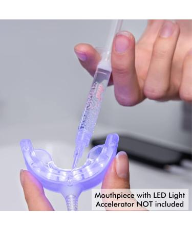 Smile Pop Premium Teeth Whitening Gel Syringes Mint Flavor 3ML 35% Carbamide Peroxide - Gluten Free Non-GMO Whitening Gel for Tray - Removes Coffee, Wine, Smoking Stains - Buy Online on GoSupps.com