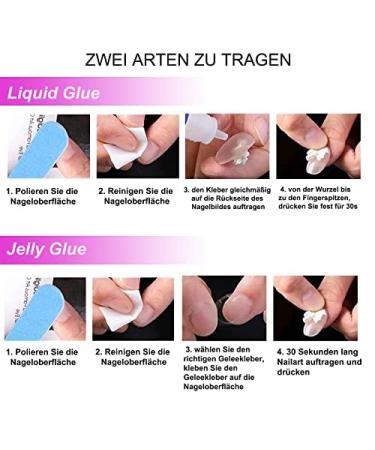 Mouyouglow Press On Nails - Short Square Glitter Solid Fake Nails with Nail Glue | Silver Angular Artificial Nails Q12 - Buy Online on GoSupps.com