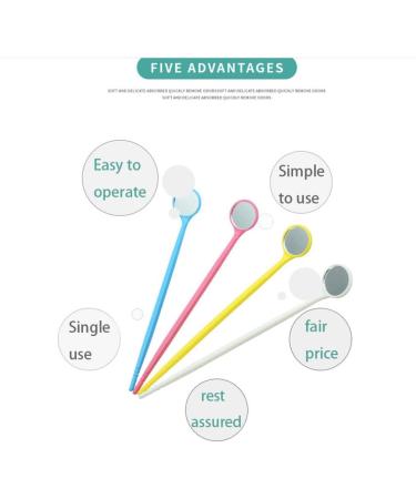 100 Disposable Anti-Fog Dental Mirrors - Professional Teeth Inspection Tools | International Shipping - Buy Online on GoSupps.com