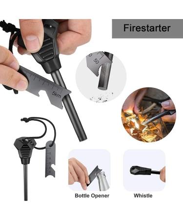ISOP Emergency Survival Kit | Essential Survival Gear for Camping Hiking & Outdoor Adventures | Complete Emergency Tools Set - Buy Online on GoSupps.com