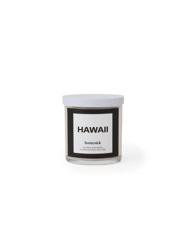 Homesick Premium Scented Candle, Hawaii - Scents of Pineapple, Coconut, 7.5 oz, 30-35 Hour Burn, Gifts, Soy Blend Candle Home Decor, Relaxing Aromatherapy Candle