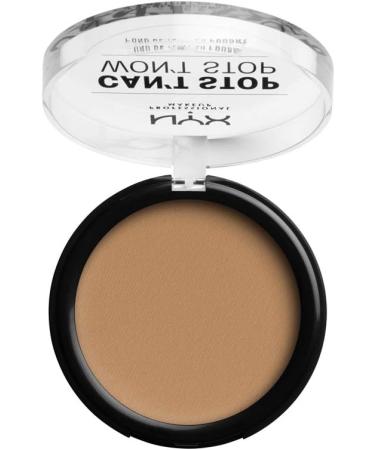 NYX Can't Stop Won't Stop Full Coverage Powder Foundation Deep Buff 10.3 - Matte Finish, Long Lasting, Vegan Formula - Buy Online on GoSupps.com