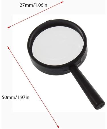 Professional Reading 5X Magnifier Hand Held Magnifying Acrylic 25mm Mini Pocket Lens Reading Full of Stars - Buy Online on GoSupps.com