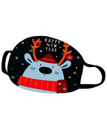 Riou Christmas Mundschafts Neckuch Santa Claus Elk Motor Washer Cotton Mouth and Nose Protection Outdoor Motorbous Multi -function cloth for couple