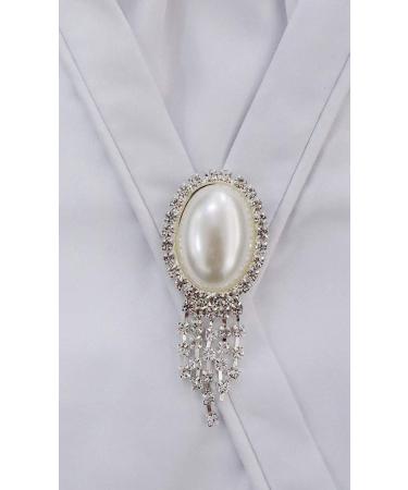 HR Farm Women's White Dressage Riding Stock Tie - Elegant Equestrian Accessory - Buy Online on GoSupps.com