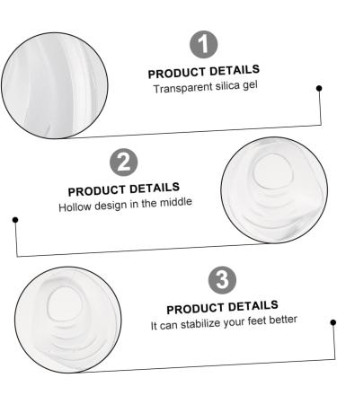 Buy 2 Pairs Heel Pad Insoles for Men - Arch Support Shoe Insoles for Work Boots & Plantar Fasciitis Relief - Buy Online on GoSupps.com