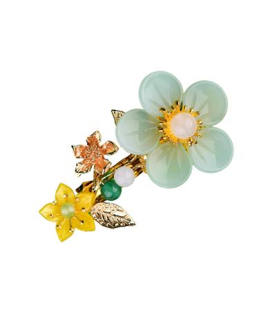 Ipetboom Hairpin Hair Clips Hair Barrettes Flower Hair Clip Hair Accessories for Women Hair Jewelry Girls Hair Accessories Miss Top Clip Agate Winter