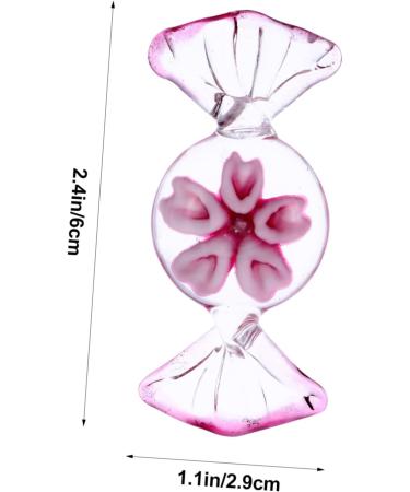 Alipis Colored Glaze Candy Christmas Decorations Home Decoration Mini Candy Desk Topper Gem Colorful Glass Red Medium - Buy Online on GoSupps.com