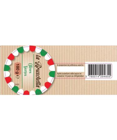 CIRO BRUSCHETTA GREEN OLIVES 180 G - Buy Online on GoSupps.com