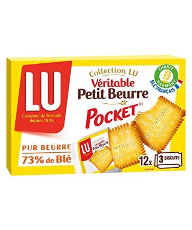 LU PETIT BEURRE - Petit Beurre V ritable "Dans La Poche" 300G - Lot De 4