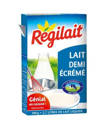 RÉGILAIT - Semi-Skimmed Powdered Milk 300G - Pack of 4 - Sold in Packs