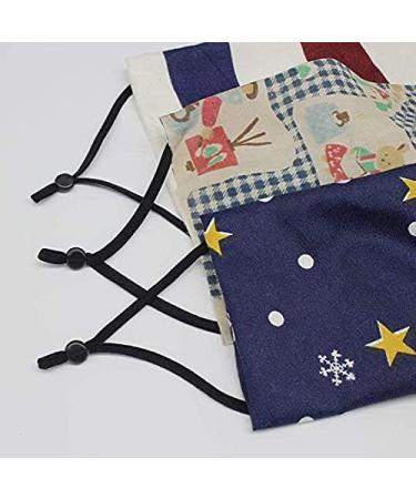 N I K B Black Sewing Elastic Mask Band with Adjustable Buckle | 1/5 Inch Adjustable Black Ear Loop Strap for Masks - Buy Online on GoSupps.com