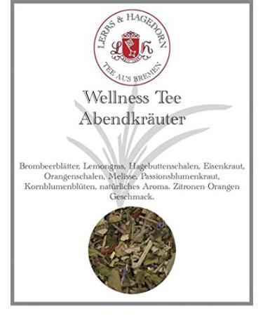 Lerbs & Hagedorn Lerbs & Hagedorn Wellness Evening Herbs Tea | Lemon/Orange Flavour 1kg (Approx 71 Litres) Blackberry Leaves Lemongrass Rosehip Fruit