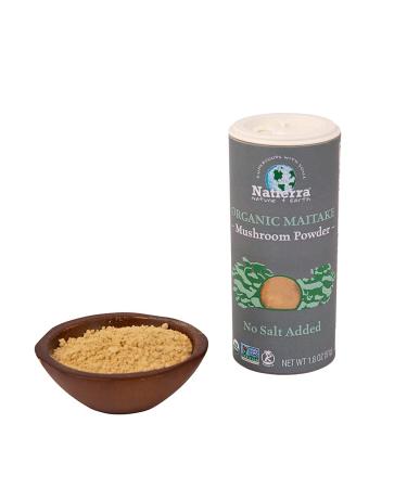 Natierra Organic Maitake Mushroom Powder 1.8 oz - Pure and High-Quality Superfood - Buy Online on GoSupps.com