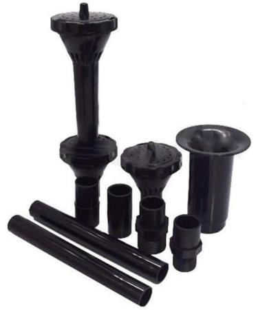 Angoter Fountain Pump Nozzle Set Multifunction Plastic Waterfall Garden Spray Heads for Pool Pond Fountain Submersible Pump - Buy Online on GoSupps.com