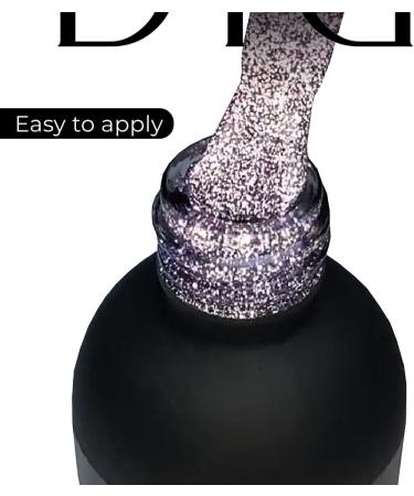 Didier Lab - Premium UV Gel Nail Polish - Brillant No. 06 - Gel Nail Varnish - Nail Art - Long-Lasting High Gloss Wear - Silver Gel Nail Polish - Gel Nails - Glitter Gel Nail Polish - Rich Pigment - Buy Online on GoSupps.com