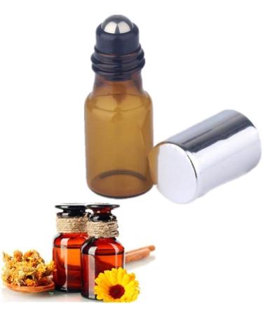 ShulishishiShop: Premium Roll-On Glass Bottles for Essential Oils | Aromatherapy & Perfume | Silver Glass Roller Bottles - Buy Online on GoSupps.com