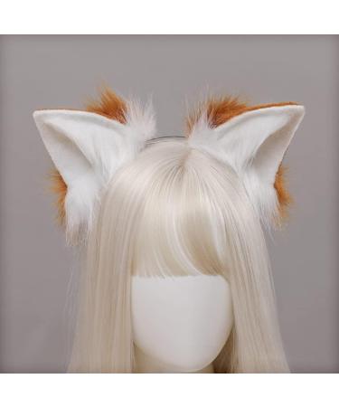 amangul Handmade ry Animal Ears Headbands Hair Hoop for Halloween Fancy Dress Cosplay Headpiece Party Supplies(Black) - Buy Online on GoSupps.com