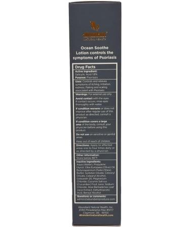 Ocean Soothe Lotion | Natural Magnesium Salts & 1.8% Salicylic Acid for Psoriasis Relief | Fragrance-Free Hydrating Skin Care - 120mL - Buy Online on GoSupps.com