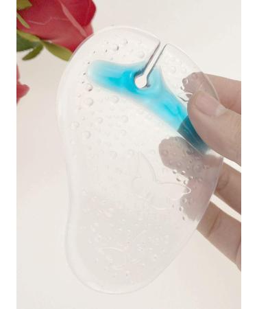 Soft Silicone Gel Forefoot Cushions - 3 Pairs for Forefoot Pain Relief | Non-Slip Sandal Insoles for Women & Men | Toe Posts Protectors - Random Color - Buy Online on GoSupps.com