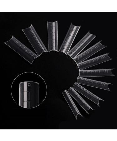 Forten 120PCS Dual Nail Forms | C Curve U Shape Nail System with Scale | 12 Sizes Acrylic & Gel Nail Tips Molds - Buy Online on GoSupps.com