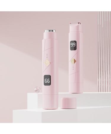 Rasoir pour femme avec fonction Tondeuse faible bruit Texture ABS Convient pour une utilisation compl te du corps Doux pour les peaux d licates Rasoir double t te
