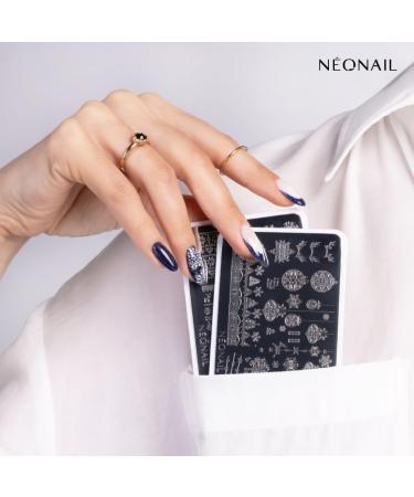 Neonail Stamping Plate 17 | Perfect Stencil & Nail Art Design | French Nails Stamp | Nail Art Schablone for Creative Nail Designs - Buy Online on GoSupps.com