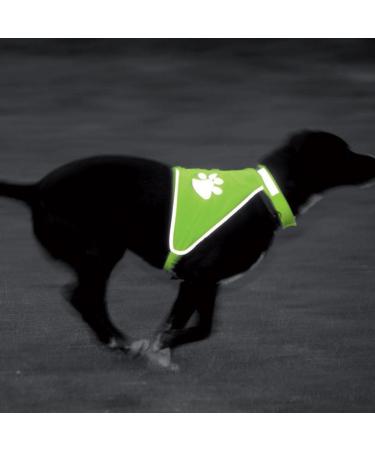 Reflective Dog Warning Vest Size L - High Visibility Safety Vest for Dogs with Velcro Fastener - Ideal for Low Light Conditions - Buy Online on GoSupps.com