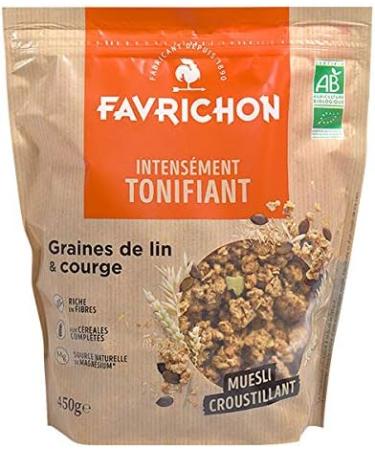 Favrichon - Crunchy Flax & Squash Muesli 450G - Sold per unit - Buy Online on GoSupps.com