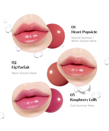 ETUDE Fruity Dewy Tint 02 Fig Parfait | Vegan Lip Stain | Watercolor Finish | Essential Ingredients for Perfect Lips - Buy Online on GoSupps.com