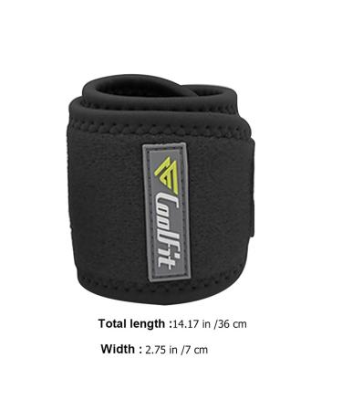 HEALLILY Adjustable Wrist Support Brace for Carpal Tunnel - Black Wristband & Splint for Pain Relief | Durable Comfortable Hand Support - Buy Online on GoSupps.com