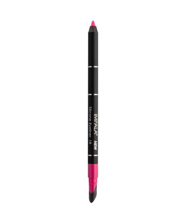 IMPALA | Waterproof Eyeliner with Silicone Pink Color No. 19 | Defined Line or Smudged Effect | Easy-to-Apply Creamy Texture | Intense Long-Lasting and Water-Resistant Color 19 Pink Fuchsia