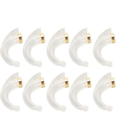 10 Ear Hooks Replacement for Hearing Aids - Durable PP Perfect Fit International Shipping - Buy Online on GoSupps.com