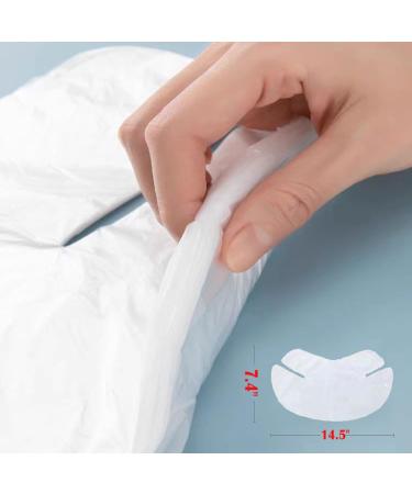 100pcs Disposable Neck Mask Sheets - Moisturizing & Firming DIY Skin Care for Neck Wrinkles - Buy Online on GoSupps.com