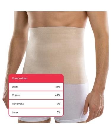 Lauma Medical Wool & Cotton Lumbar Elastic Belt - XXL 70108-6-775 | Reduce Pain & Support Lower Back - Buy Online on GoSupps.com