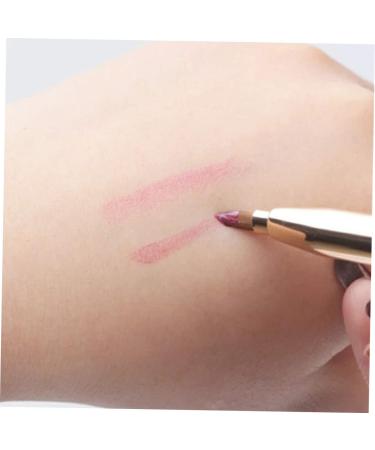 Mipcase Lip Gloss Retractable Lipstick Brush - Portable Makeup Brush Kit for Lipstick Concealer & Eyebrows - Buy Online on GoSupps.com